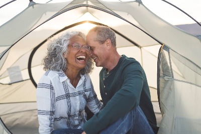 Couple enjoying a moment together